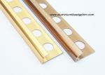 Durable Kitchen Metal Aluminium Tile Edge Trim 10mm For Backsplash