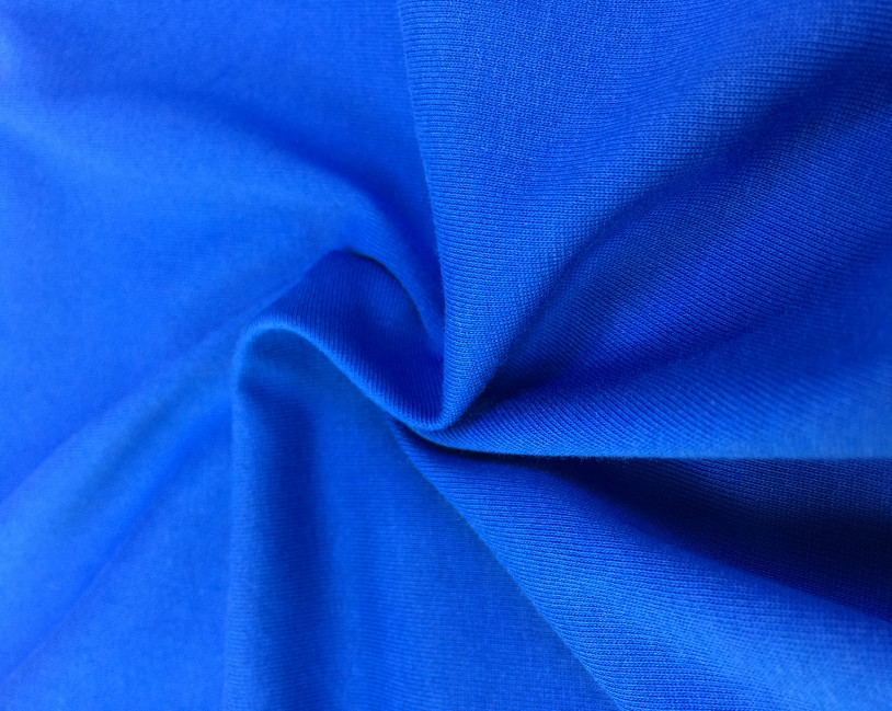 High cost-effective 40s combed cotton polyester T shirt very durable anti-wrinkle jersey knitted fabric