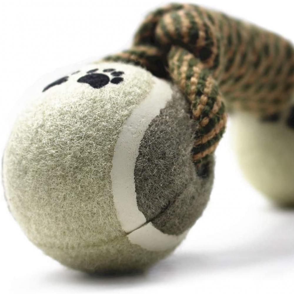 Dog Rope Toy Medium And Larg Toy Dumbbells Tennis Ball Cotton Rope Dog Chew Toy