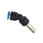 PLHJ 45 Degree Elbow Male Push Connect Air Fittings , Push In Air Line Fittings