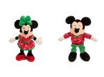 Disney Christmas Mickey Mouse and Minnie Mouse Red and Green