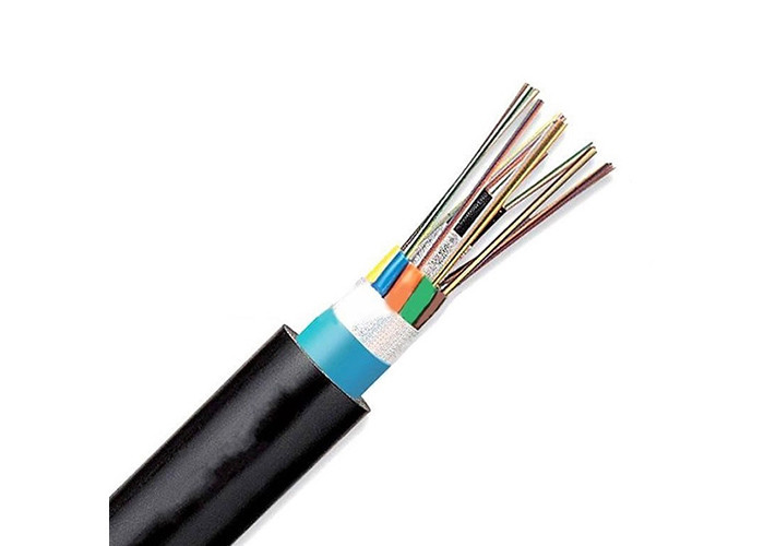 Non Metallic Duct Outdoor Fiber Optic Cable Moisture Proof Non Self Supporting