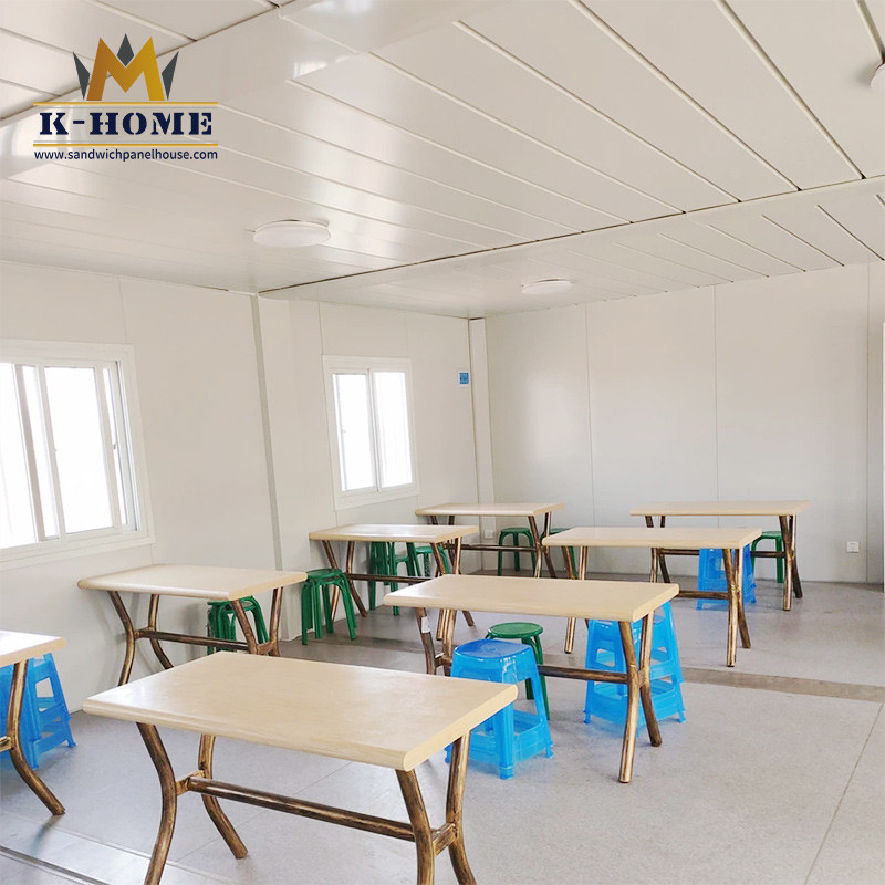 Basic Accommodation Construction Site Container Canteens For Worker