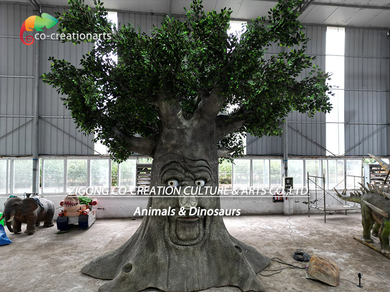 Animatronic Talking Tree For Theme Park Interaction Decoration Interactive Equipment