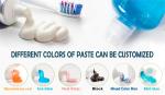 OEM Teeth Whitening Toothpastes Customized Home Hotel Travelling