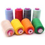 100% Cone Dyed Embroidery Thread for Clothing Polyester Sewing Thread 40s 2
