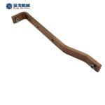 Electric Power Industry Red Copper Bending Busbar for PVC Cover and Sturdy