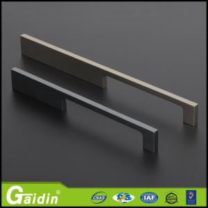 Quality bedroom dresser powder coated anodized foggy siver aluminum furniture handle wholesale