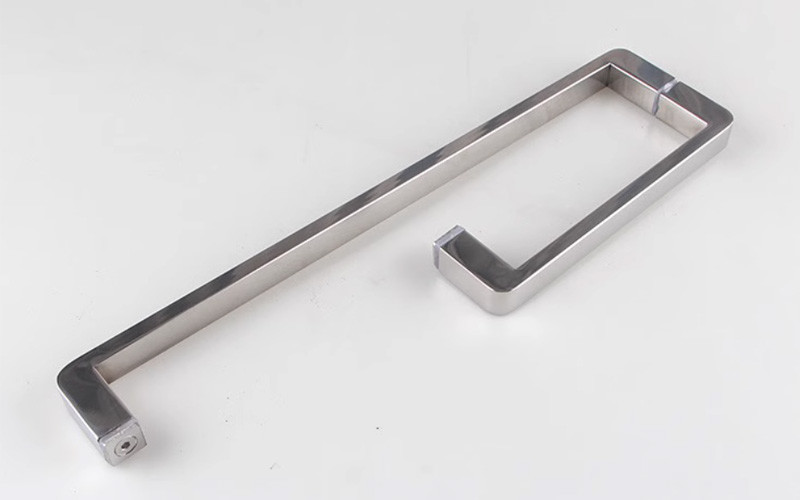 Copper Frameless Glass Door Handles Erosion Resistant Easy To Install