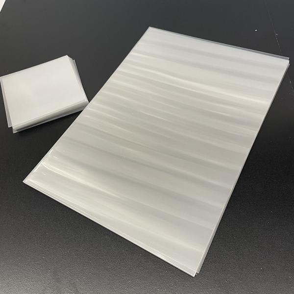 0.6mm 75 LPI lenticular sheet 101.6*101.6mm size 10 pieces/bag lenticular lens