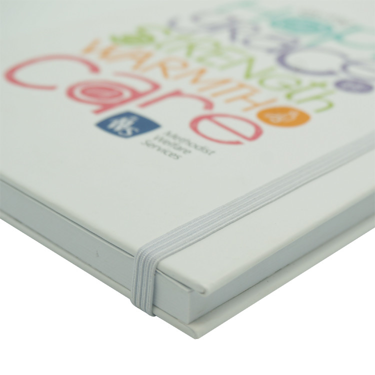 Professional Diary Hardback Notebook Printing With Elastic Closure