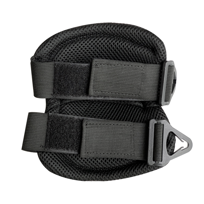 Comfortable Hard Shell Black Knee and Elbow Pads for One Size Fits All Protection Gear