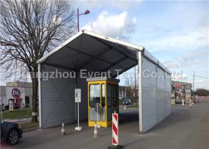 Quality Clear Roof Camping Tent Waterproof , Wedding Venues With Marquees White PVC Fabric wholesale