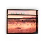 60X90X50cm LED Wall Mounted Aluminum Display Shelf