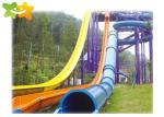 Playground Fiberglass Speed Water Slide Anti UV Professional Design Durable