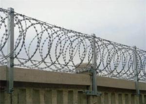 Double Coil Concertina Razor Wire Single / Double Spiral Barbed Wire