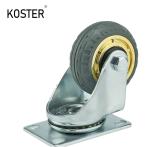 3inch 4inch 5inch Light Duty Golden Free Wheel Rubber Plastic Trolley Dustbin