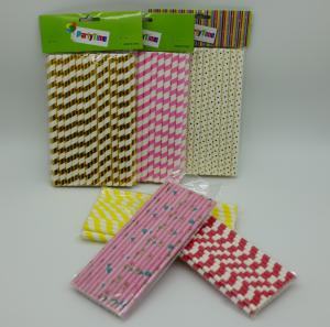 Quality Compostable Coloured Paper Straws Thick Sturdy Engagement Housewarming Party wholesale