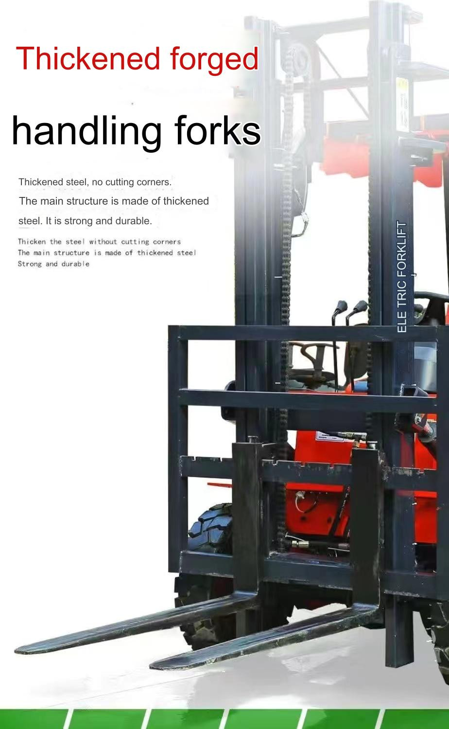 Best Value All Terrain Lithium Battery Forklift 2 Ton 2.5 Ton 3 Ton 3.5 Ton Good Quality Portable Electric Forklift