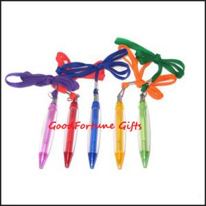 Quality Lanyard Tube Ballpoint Pen promotion pen wholesale