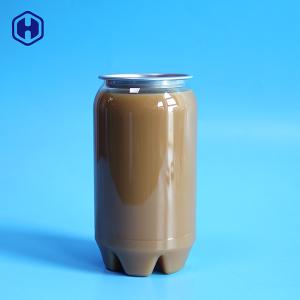 Quality 350ML 123MM Plastic Soda Cans For Beverages Milk Tea wholesale