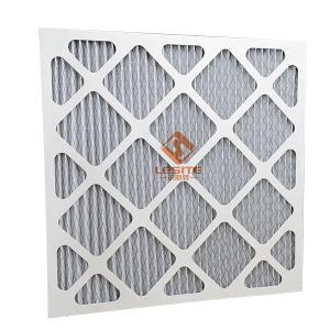 Quality Commerical G3 G4 Merv 8 Hepa Air Filter For HVAC , Pleated Panel Filter wholesale