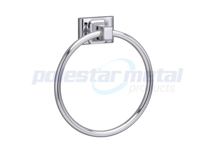 Hospital Bathroom Hardware Accessories 2-1/2" Width Polished Chrome Double Robe Hook