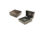 Wooden Leather Watch Storage Box , Electrical Watch Box FSC Certification