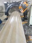 7.5kw 3500mm Automatic Stone Column Slot Cutting Machine For Marble Granite