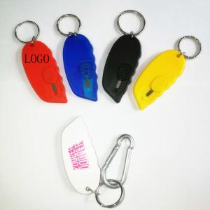 Quality Stainless Steel Payper Knife Mine Knife Keychain Logo Customized wholesale