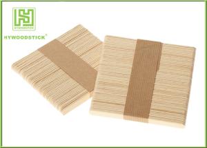 Quality Beveled Edge Ice Block Stick Crafts Making , Healthy Custom Popsicle Wooden Sticks wholesale