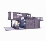 Modular Prefabricated Houses Made of Galvanized Steel Square Tubes for Office