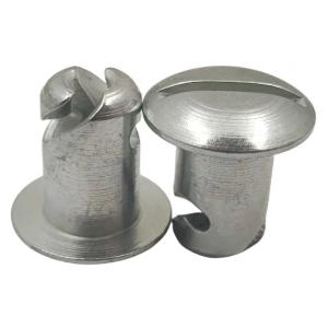 Quality Universal Dzus Dome Head Buttons Silvery 7/16&quot;x.500&quot; Steel for Sprint Car Maxim Eagle Universal Replacement Parts wholesale