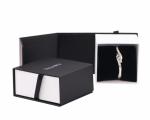 Small Fancy Paper Wedding Ring Holder Box Jewelry Rigid Cardboard Box With Flap
