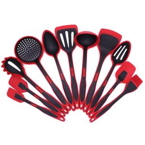 Quality LFGB Standard Non Stick 11 Piece Silicone Turner Spatula wholesale