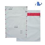 Self Adhesive Bank Deposit Bags , Opaque Tamper Evident Plastic Bags