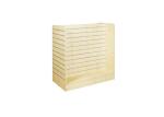 Freestanding MDF Wood Slatwall Display Stand , Store Slatwall Display Fixtures