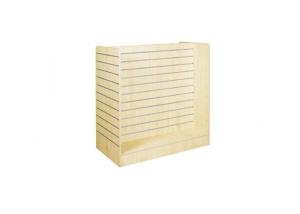 Quality Freestanding MDF Wood Slatwall Display Stand , Store Slatwall Display Fixtures wholesale