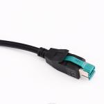 12V 24V PoweredUSB Cable 12V DC To USB Cable Custom Logo Length 1M-5M