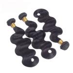 Natural Black Body Wave Remy Human Hair Bundles Sew In Weave Bundles Brazilian