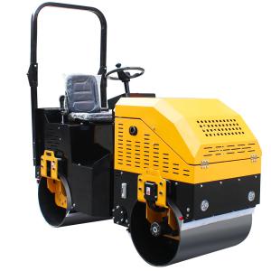 Quality Mini Road Roller 1.5-2.0 Tons Small Vibratory Compactor Steel Wheel Diameter 530X800 wholesale