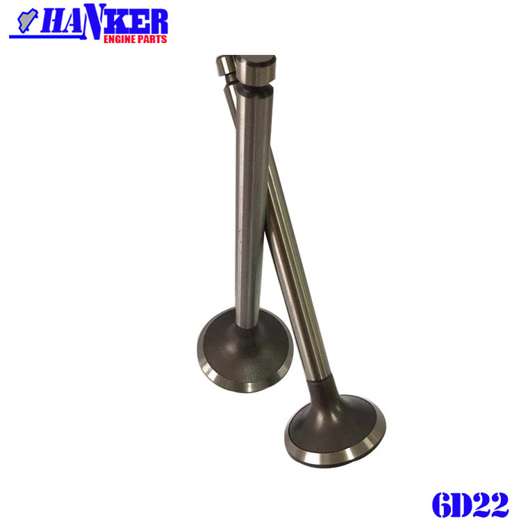 Mitsubishi 6D22 6D24 Intake Valve Exhaust Valve ME051063 ME051064 For SK400