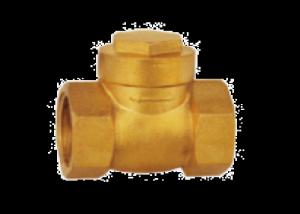Quality Threaded Type Check Brass Water Valve Anti Oxidation DN15 To DN50 wholesale