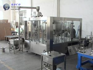 Quality Automatic 3 in 1 water PET bottle filling capping machine / bottling plant machine equipment production line wholesale