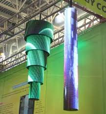 HD full color curved led tv display screen for indoor led advertising display screen curve