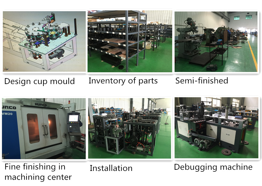 Ultrasonic Automatic Paper Cup Machine 220v / 380v With Hot Air System