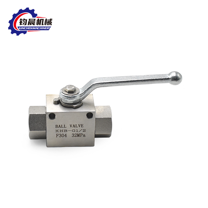 High Pressure Carbon Steel Ball Valve KHB-G1/2 F304 32MAP for Hydraulic Applications
