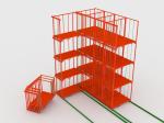 Hot Dipped Galvanized 1800mm Height Stackable Steel Racks