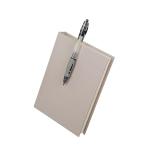 140x210MM Custom Hardcover Journal nature ivory paper soft touch cotton fabric