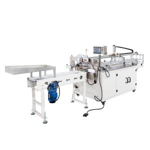 Quality semi automatic 4Kw white Toilet Paper bag on rolls Packing Machine wholesale